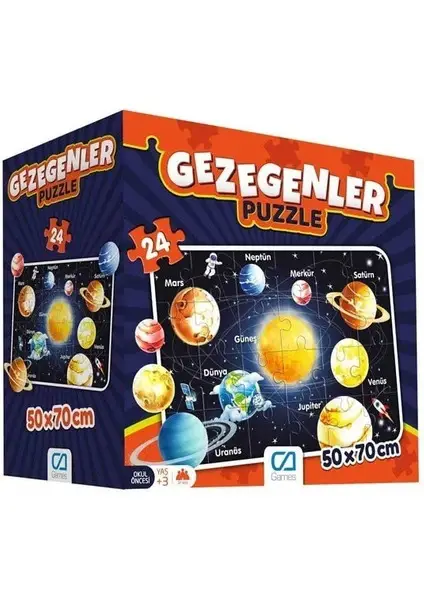 Ca Games Gezegenler Eğitici Puzzle 