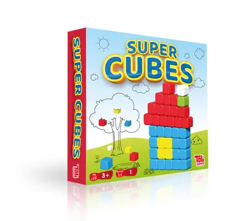 Super Cubes Renkli Eğitici Küpler