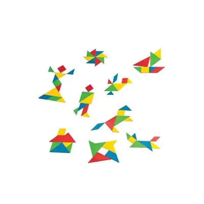 Ca Games Tangram 32 Parça 5+yaş Çocuklar İçin Eğitici Zeka Oyunu