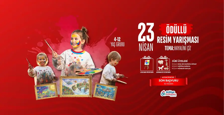 23 Nisan Yarışması: Hayallerini Çiz, Ödülleri Yakala!