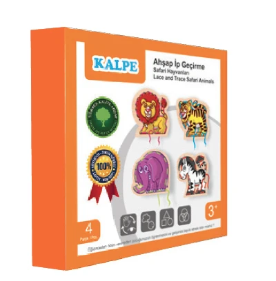 Kalpe Ahşap İp Geçirme (Safari Hayvanları)