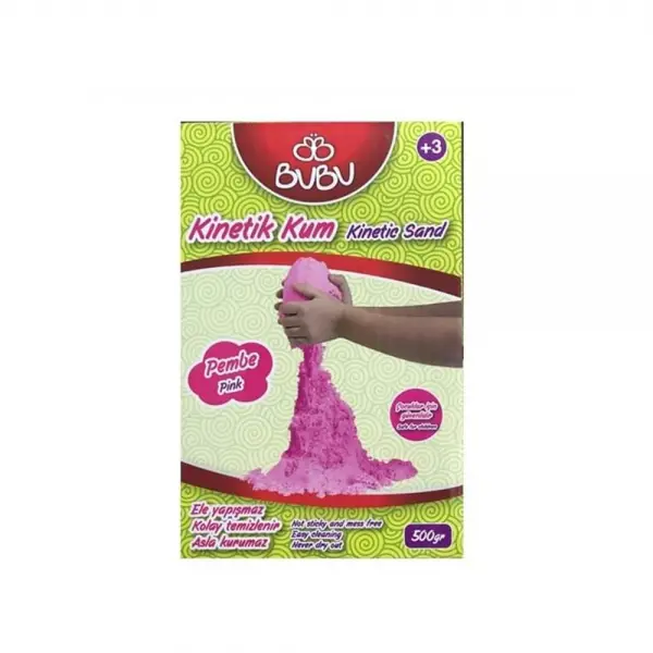 Bubu Oyun Kumu 500Gr Pembe