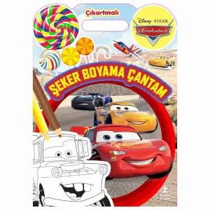 Disney Arabalar Şeker Boyama Çantam