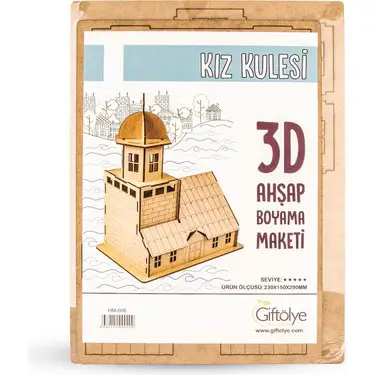 Ahşap Maket Kız Kulesi Demonte