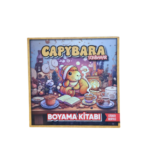 Lilamor Boyama Kitabı Capybara Sonbahar 22x22