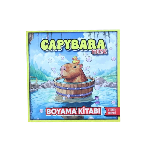Lilamor Boyama Kitabı Capybara Tatilde 22x22