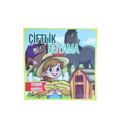 Lilamor Çiftlik Boyama Kitabı 22x22