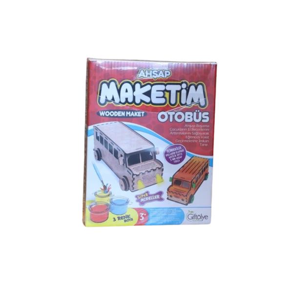 Maket Otobüs Küçük Kutulu