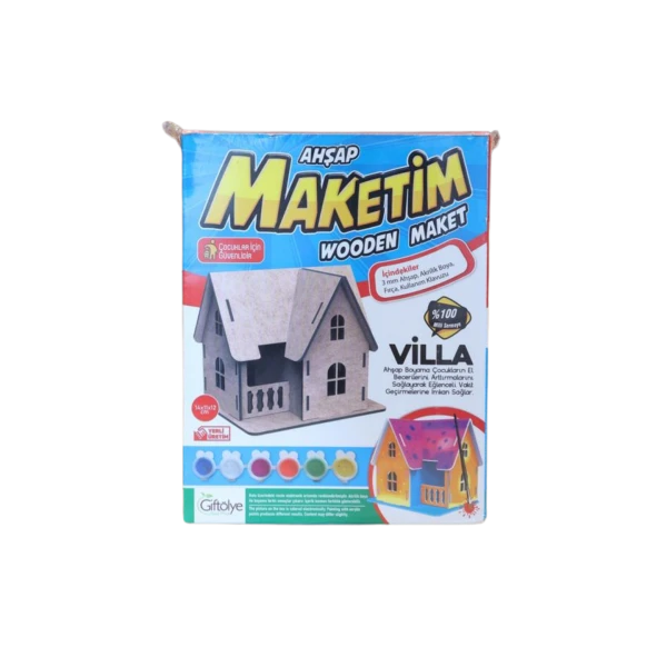 Villa Maketi Boyalı Küçük