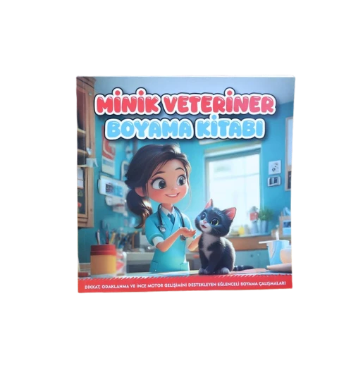 Lilamor Minik Veteriner Boyama Kitabı