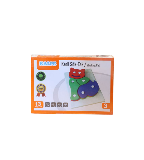 Ahşap Sök-Tak Kedi