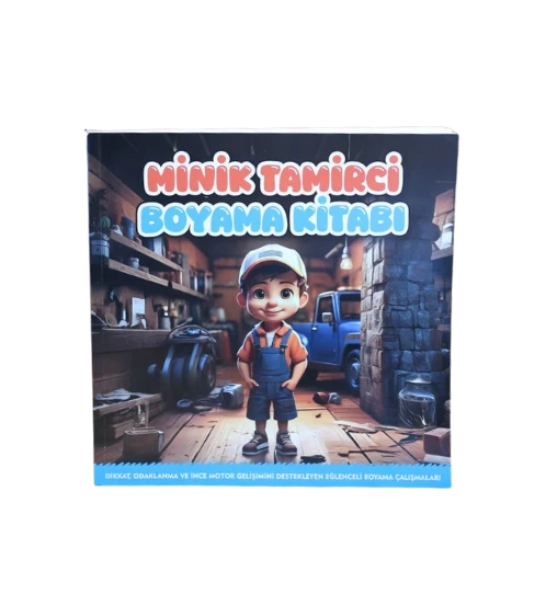 Lilamor Minik Tamirci Boyama Kitabı