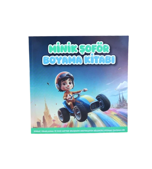 Lilamor Minik Şöför Boyama Kitabı