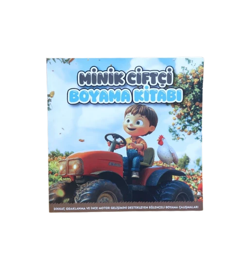Lilamor  Minik Çiftçi Boyama Kitabı