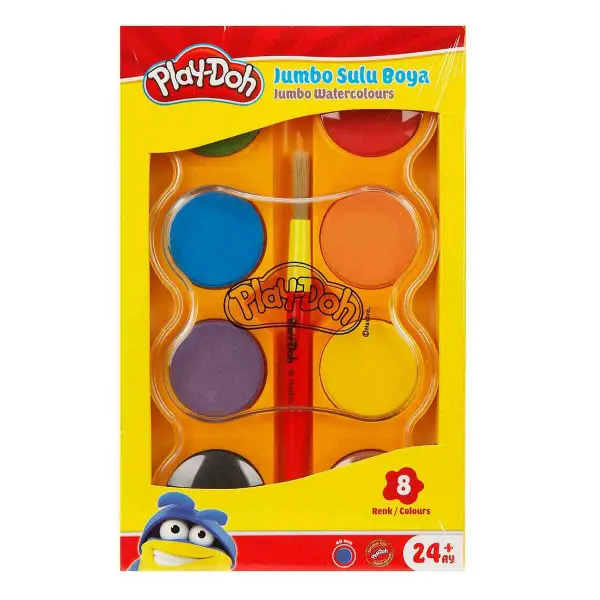 Play-Doh Sulu Boya Jumbo 8 Renk