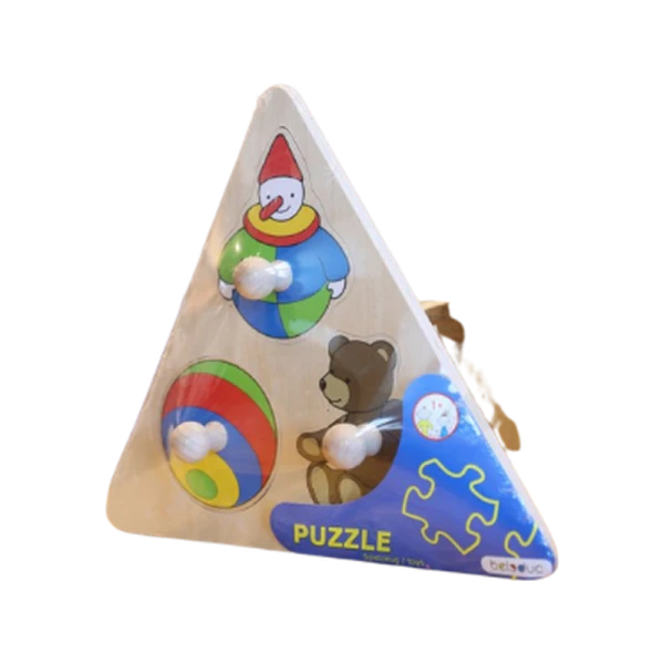 Ahşap Üçgen Puzzle