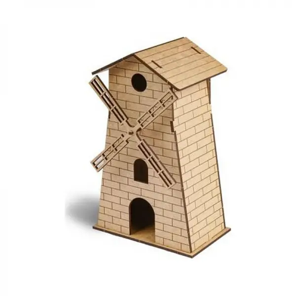 Ahşap Maket Değirmen Demonte
