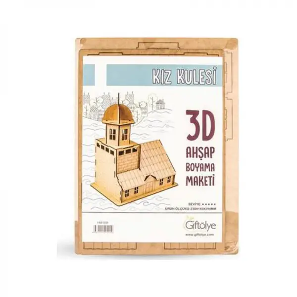 Ahşap Maket Kız Kulesi Demonte