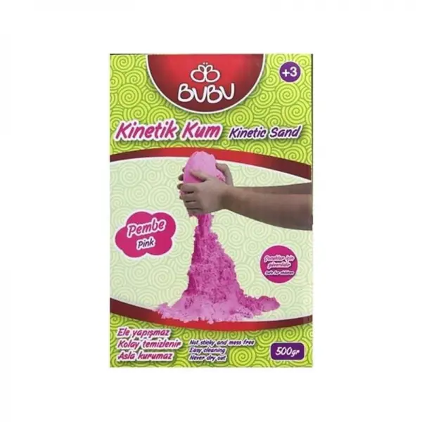 Bubu Oyun Kumu 500Gr Pembe