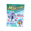 Büyük Ağaç Ev Maketi Boyalı Set