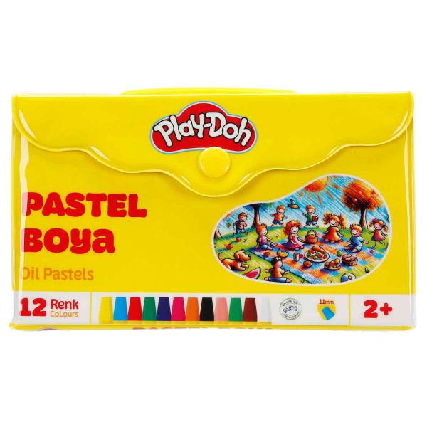 Play-Doh Pastel Boya Çantalı 12 Renk 