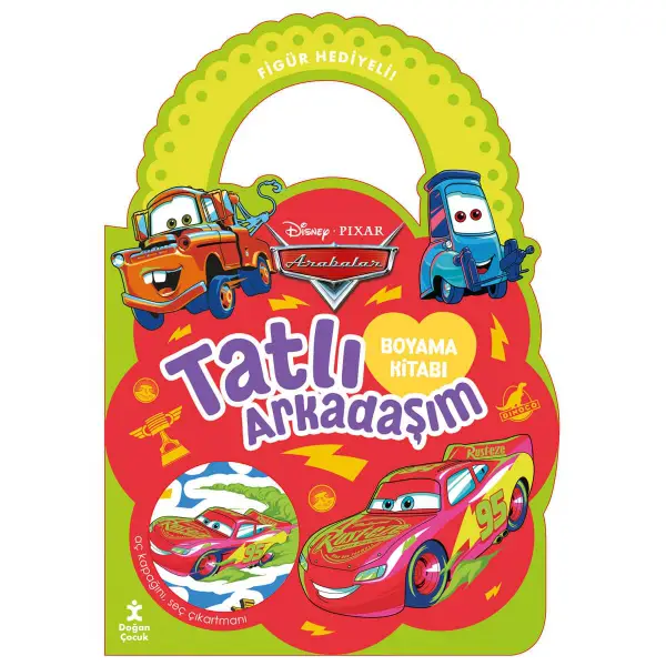 Disney Arabalar Tatlı Arkadaşım Boyama Kitabı