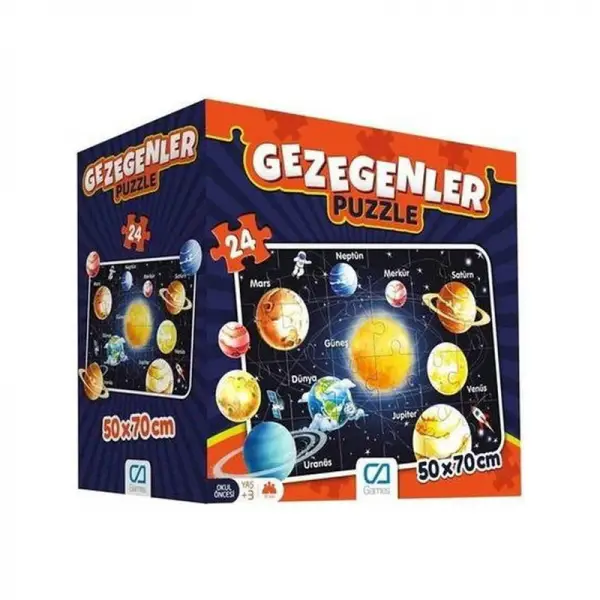 Ca Games Gezegenler Eğitici Puzzle