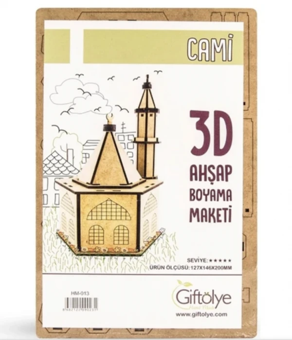 Ahşap Maket Cami Demonte