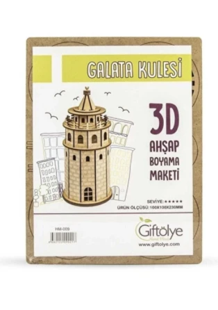 Ahşap Maket Galata Kulesi Demonte