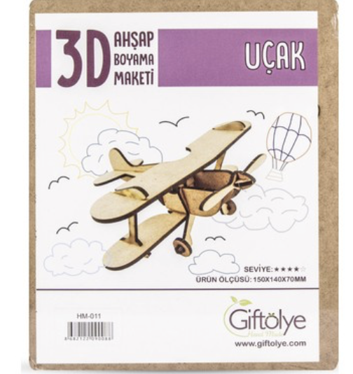 Ahşap Maket Uçak Ev
