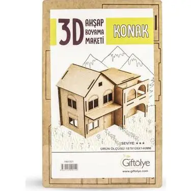 Ahşap Maket Konak Demonte