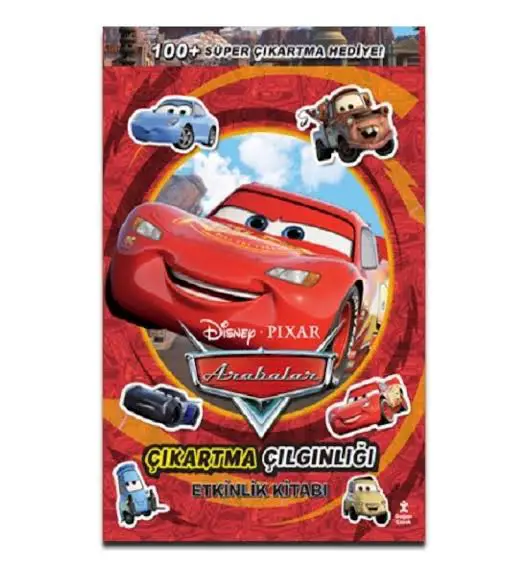 Disney Arabalar Çıkartma Çılgınlığı Etkinlik Kitabı
