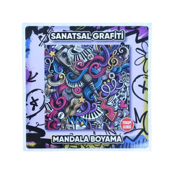 Lilamor Boyama Kitabı Sanatsal Grafiti