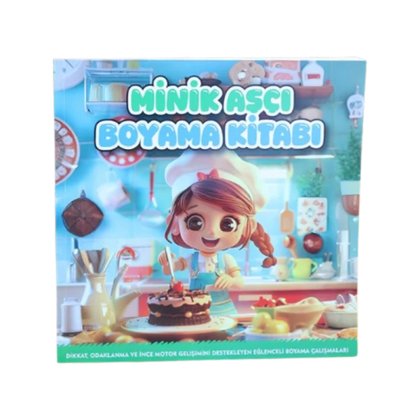 Lilamor Minik Aşçı Boyama Kitabı