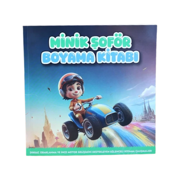 Lilamor Minik Şöför Boyama Kitabı