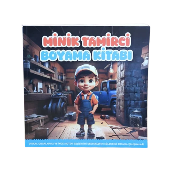 Lilamor Minik Tamirci Boyama Kitabı