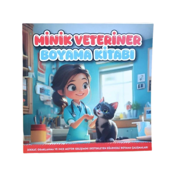 Lilamor Minik Veteriner Boyama Kitabı