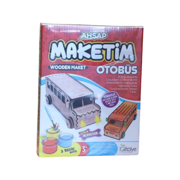 Maket Otobüs Küçük Kutulu