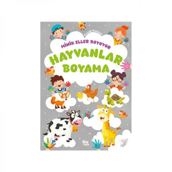 Minik Eller Boyuyor  Hayvanlar Boyama