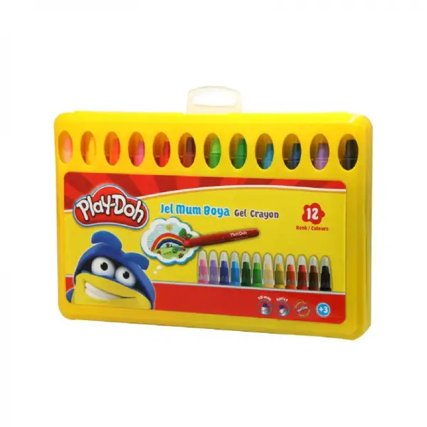 Play-Doh Jel Crayon 12 Renk PP Box