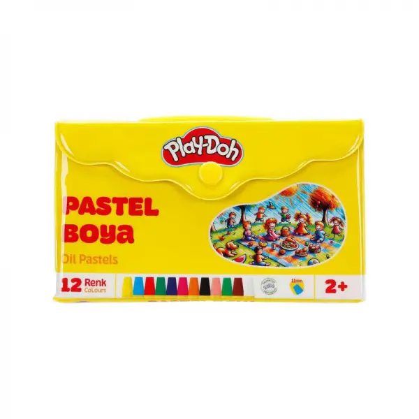 Play-Doh Pastel Boya Çantalı 12 Renk