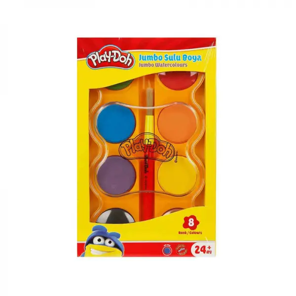 Play-Doh Sulu Boya Jumbo 8 Renk