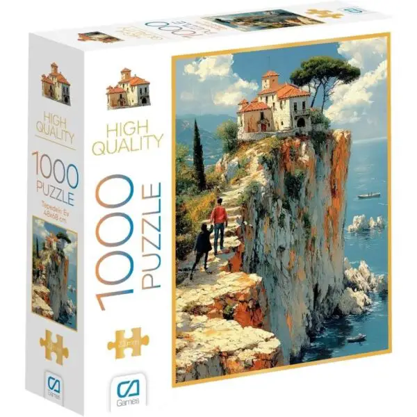 Tepedeki Ev Puzzle 1000 Parça